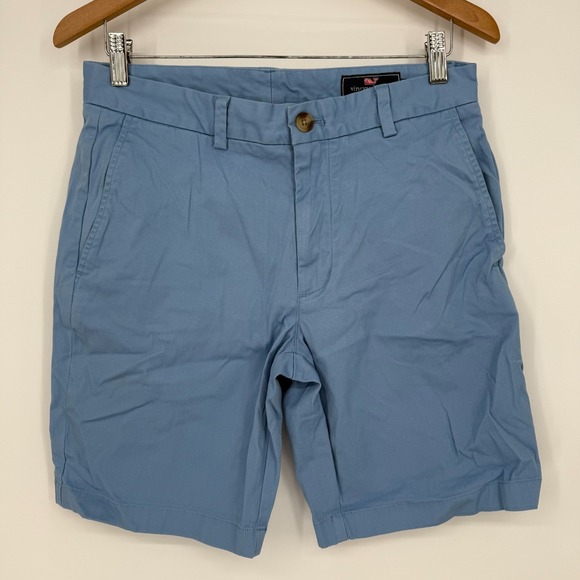 Vineyard Vines by Shep & ian Chino Shorts Mens 30 Blue Cotton Stretch Classic - Picture 1 of 6